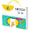 Adel 18 Renk Pastel Boya, Çantalı