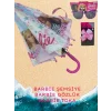 Barbie Lisanslı Çocuk Şemsiyesi + Lisanslı Gözlük - Barbie Lisanslı Toka Hediye