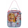 Barbie Lisanslı Okul Çantası - Beslenme Çantası - Çift Gözlü Kalem Kutusu , Suluk&Matara Hediye
