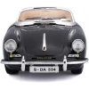 Porsche 356B Cabriolet 1961 Model Bbrago 1:24 - Siyah