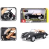 Porsche 356B Cabriolet 1961 Model Bbrago 1:24 - Siyah