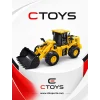 CTOYS RC 2.4G Uzaktan Kumandalı Buldozer Ekskavatör (Damperli Kamyona Yükleme Yapabilir)