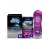 Durex Maraton Geciktiricili 20’li ve Intense Uyarıcı 20’li Prezervatif + Aloe Vera Masaj Jeli 200ml