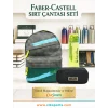 Faber Castell Sırt Çantası , Kalem Kutusu - Suluk Matara Hediye