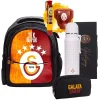 Galatasaray 5 Yıldız Tek Büyük Suni Deri Okul Çantası , Kalem Çantası - Matara Set - www.clksports.com