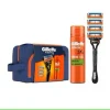 Gillette Fusion 4Up Tıraş Makinesi + Fusion Jel 200 ml + Nivea Men Deodorant 150 Ml+ Sensodyne Diş Macunu + Sensodyne Diş Fırçası +Çanta