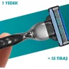 Gillette Mach3 Tıraş Makinesi 2li + Gillette Series Rahatlatıcı Tıraş Köpüğü 200 ml + Vegan Seyahat Çantası
