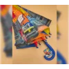 Hot Wheels Lisanslı Erkek Çocuk Şemsiyesi + Lisanslı Gözlük İkili Set