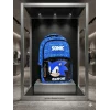 Sonic Okul Çantası , Beslenme Çantası , Kalem Çantası - Çelik Matara 500 Ml Hediyeli