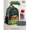 Ninja Turtles Okul Çantası , Kalem Kutusu , Suluk & Matara Seti