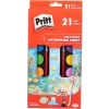 Pritt 21 Renk Sulu Boya - 2 adet fırça Hediyeli