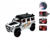 Sesli ve Işıklı Buhar Çıkartan Metal Jeep Çek Bırak 1:22
