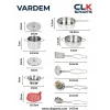 Vardem Oyuncak Mini Kitchen Metal Tableware , 11 Parça Çelik Tencere Tava Set