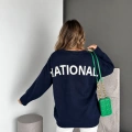 Kadın Salaş Kazak Lacivert Renk National