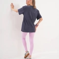 Kadın Oversize T-Shirt Ön Yüz Baskılı