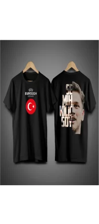 Euro 2024 Milli Takım Özel Koleksiyon Semih Kılıçsoy Siyah T-shirt