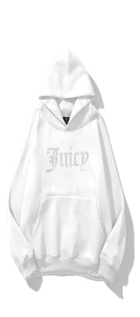 Unisex Juicy Taş Baskılı Sweatshirt