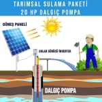 20hp Dalgıç Pompa Tarımsal Sulama Sistemi