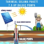 7.5hp Dalgıç Pompa Tarımsal Sulama Sistemi