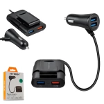 Araç Şarj Adaptör Qc3.0 4Xusb 7A 12/24V Hytech Hy-Xq70