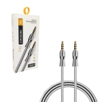 Aux Kablosu 3.5mm Spiral Metal 1mt Powerway Ax-03