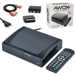 Awox Logix Kasalı Mini Uydu Alıcı Dijital Scart + Rca