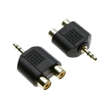 Çevirici Jack 3.5mm Stereo Erkek 2 Rca Dişi