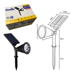 Forlıfe Fl-3120Y Solar Güneş Enerji Aydınlatma Çim Lambası Yeşil 7 Smd Led