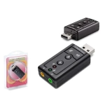 Gabble Gab-U717 Usb Ses Kartı 7.1 Mikrofonlu