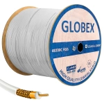 Globex Anten Kablosu Rg6 U4 48 Tel Bakır Kaplama 300 Metre