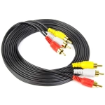 Hadron Hn-4593 Kablo 3 Rca 3 Rca Gold 3 Metre