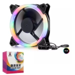 Kasa Fanı 12cm Rgb Ledli Hadron Hdx-1522