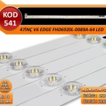 Kod-541 Vestel 47inç V6 Edge Fhd6920l-0089a 60.8cm 64led