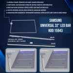 Kod-543 32 Samsung Unıversal Sw 19v0 94v-0 Evertop 191217 Evt Lmb320m1404-bQ-3(hf)(0)(r) 35.6cm 56led