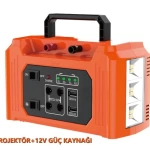 Led Projektör 12v Güç Kaynağı Powerbank Kamal Km-1271