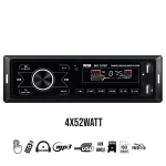 Mega Mg-707bt Oto Teyp 4x52 Watt Bluetooth Dokunmatik Ekran 2xusb Sd Fm Aux