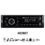 Mega Mg-707Bt Oto Teyp 4X52 Watt Bluetooth Dokunmatik Ekran 2Xusb Sd Fm Aux