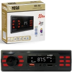 Mega Vm-104 Oto Teyp 4X50 Watt Bluetooth 2Xusb Sd Fm Aux 7 Renk