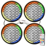 Midrange Kapağı Neon Pixel Ledli Animasyonlu 16cm 4 Adet