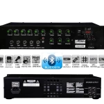 Polaxtor Plx-2300 Power Mixer Anfi 6 Kanal 600 Watt Bölgeli Bluetooth Usb Sd Fm