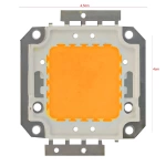 Projektör Cob Led Amber 12v 50w