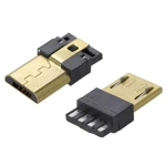 Plx-18363 Micro Fiş Şase Erkek 4 Pin Gold Karkas