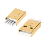 Şase Usb Erkek Fiş 4pin Gold Karkas Plx-18360