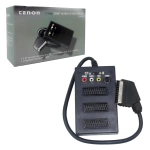 Scart Çoklayıcı 3lü Switch + 3 Rca + S-video