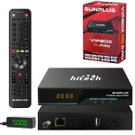 Sunplus Vıpbox Gold Pro Kasalı Mini Uydu Alıcı Dijital 4K Dahili Wifi Iptv Youtube Ethernet Free Iptv