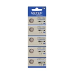 Supex Pil Düğme 1216 3v 5li Paket