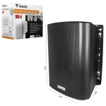 Westa Ws-4tb Sütun Hoparlör 10cm 100 Watt Trafolu Siyah 2 Adet