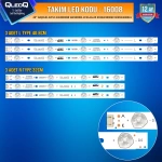 Takım Led-108 (3xr-3xl) 40 Arçelik Altus Sw40d09r Sw40d09l Zc21ag-05 303sw400040 303sw400041 Al40l 47214b Al40l 47254b