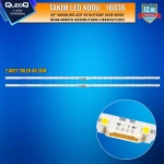 Takım Led-136 (2xpcb) 43 Samsung Aot 43 Nu7100f 3030c Bn44-00947a Ue43nu7100u Ue43nu7120u 46.3cm 28led