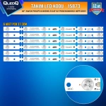 Takım Led-73 (6xpcb) 40 Awox Phılıps Kj40d06-zc14f-02 Pn303kj400032 40pfl8505